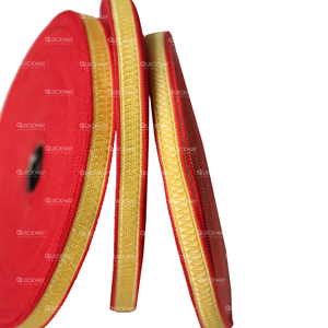 Tresses en fil métallique doré, dentelle dorée, ruban doré, tresses en dentelle, tissu personnalisé, dentelle tressée - Product Image 4