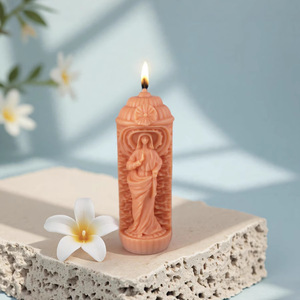 Dumo Saint hương liệu nến Silicone khuôn chân dung hình trụ khuếch tán quà tặng trang trí khuôn nhà máy bán hàng trự<span class=keywords><strong>c</strong></span> tiếp xuyên biên giới - Product Image 4