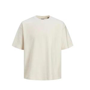 Logotipo personalizado 100% algodón 260GSM peso pesado Boxy tallas grandes camisetas hombro caído de gran tamaño recortada 220 gramos suelta Casual - Product Image 2