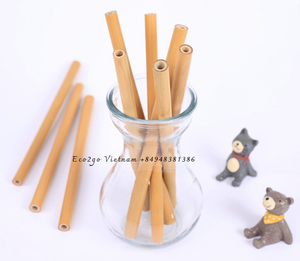 Eco2go 100% Pajitas De Bambú Natural Reutilizables Y Biodegradables Con Cepillo De Limpieza-Producto Ecológico Desechable - Product Image 6