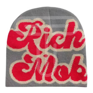 New Arrival 100% Good Quality Best Price Jacquard Beanie <b>Cap</b> for Winter Top Trendy Product Custom Reversible Fleece Beanies <b>Cap</b> - Product Image 4