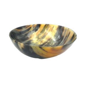 HOME WATERS BOL EN CORNE DE BUFFALO POUR SERVIR LES ALIMENTS Bol en corne décoratif UNIQUE pour centres de table Bol en corne durable - Product Image 4