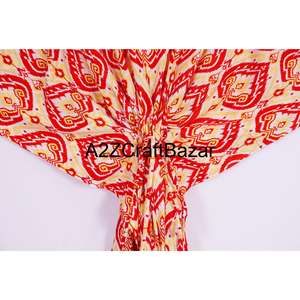 Handmade Wholesale Hand Block Print Cotton Kaftan: Organic Handmade <b>Dress</b>, Ethnic Robe <b>For</b> <b>Womens</b> And Girls - Product Image 3