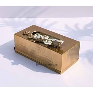 100% meilleure qualité en bois fait moderne créatif Arts et artisanat fabriqué à la main Unique concepteur porte-mouchoirs et boîte fournitures de l'Inde - Product Image 2