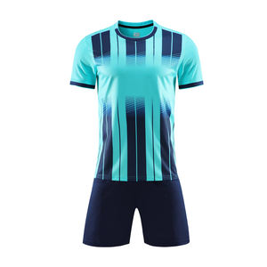 ชุดเสื้อฟุตบอลแบบเรียบผ้าโพลีเอสเตอร์100% ใส่สบายโลโก้ตามสั่ง - Product Image 6