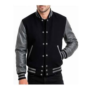 Manteau homme personnalisable Letterman Varsity Jackets-col montant hiver coupe-vent polaire Varsity Jacket - Product Image 4