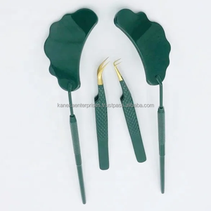 Pinces à épiler professionnelles en acier inoxydable pour extensions de cils, 90 degrés, volume, logo personnalisé, pointe dorée lisse et durable, outil personnalisable - Product Image 4