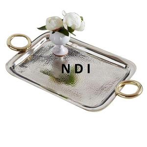 Bandeja DE SERVICIO DE USO multiusos, diseño hecho a mano, juego de bandeja de servicio Rectangular para uso en restaurante de Hotel, bandeja Rectangular - Product Image 2