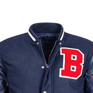 American College Varsity Jacket Reversible Transpirable Stand Collar Carta Patrón Frente Logo Invierno - Product Image 2