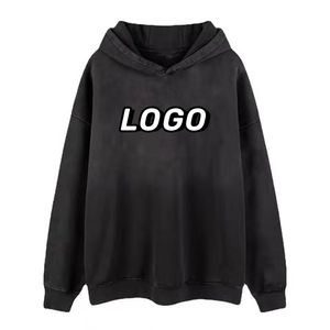 Sweat à capuche en molleton délavé pour homme DADA Wears, style personnalisé, mélange de coton, pour l'hiver, nouvelle arrivée, logo imprimé numériquement - Product Image 1