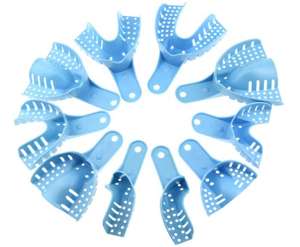 Bandeja de Impresión Dental, Bandeja de Impresión de Arco Completo para Dientes de Adultos, Multiusos - Product Image 1