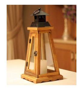 Fabricant et exportateur de lanternes à bougies en bois et en verre poli sur mesure, design antique, lanterne à bougies en bois de manguier et en verre - Product Image 1