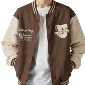 Top Trending Elegant Lettermen Chaquetas de invierno Personalizar 3D Bordado Varsity Jacket para hombres Chaquetas de alta calidad al por mayor - Product Image 1