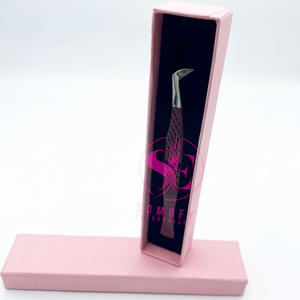 ที่หนีบขนตาสแตนเลสขนาดเล็กแบบมืออาชีพใช้ในการบูตปลายไฟเบอร์กันลื่นมีความแม่นยำป้องกันไฟฟ้าสถิตย์ทนทาน - Product Image 2