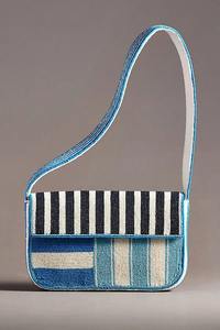 Sac à main bandoulière classique pour femme en coton perlé fait main par HUSSAIN CRAFTS, arc-en-ciel, tendance, coloré - Product Image 2