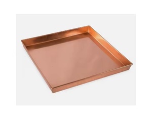Vajilla Decoración de mesa Sirviendo bandeja de metal de cobre Cocina Catering Usado Desayuno Comida Servidor Bandeja Suministro por DISEÑOS ELEGANTES - Product Image 1