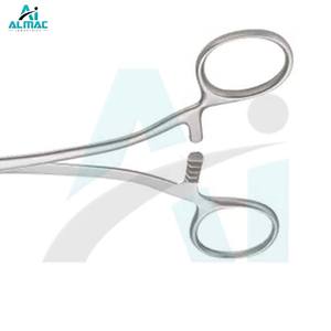 Forceps ovariens en acier Doyen fiables ALMAC pour chirurgiens, opérations gynécologiques, certifiés CE, prise ferme, performance fluide - Product Image 6