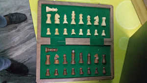 Tableros de madera para ajedrez, imán de madera portátil ecológico, tableros de juego de ajedrez, piezas de ajedrez impresas en caja de madera - Product Image 3