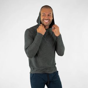 Sweat à capuche léger en polaire technique pour hommes-Chaud et respirant, parfait pour les sports de plein air et les journées décontractées - Product Image 3