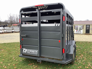 Nouvelle mini-remorque utilitaire pour le transport de bétail (chevaux, bovins, chèvres, moutons) - Capacité 3500 kg - Utilisation extérieure - Toutes tailles disponibles - Product Image 4