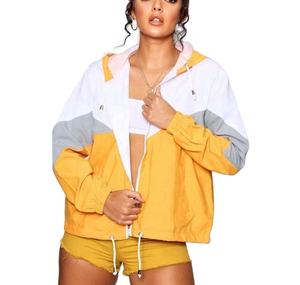 Chaqueta Cortavientos con Capucha para Mujer, Transpirable, de la Mejor Calidad, Talla Grande, Ropa Deportiva Informal, Impermeable - Product Image 6