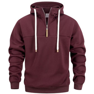 Hiver Nouveau Polyester/Coton. Sweats à capuche oversize zippés à double fermeture éclair pour hommes - Product Image 1