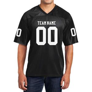 Maillot de football américain rétro 2025 tendance streetwear personnalisé imprimé numériquement en maille respirante - Product Image 4