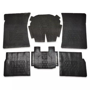 PONTIAL Alfa Romeo Giulia Classic Model 10019 NERO Made in Italy Premium Italian <b>Rubber</b> Mats <b>Flooring</b> - Product Image 1