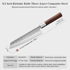 Couteau de cuisine professionnel damas en acier couteaux de chef japonais à lame tranchante Vente en gros personnalisé de haute qualité OEM ODM Service - Product Image 2