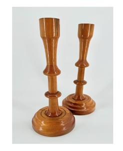 Soporte de pilar de madera de mango pulido personalizado de la mejor calidad, venta al por mayor, tarros de vela para bodas, ocasiones navideñas, soporte de madera - Product Image 2