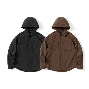 Veste coupe-vent d'aventure unisexe pour l'extérieur, imperméable, respirante, légère, softshell, design d'entraînement conçu pour toutes les saisons - Product Image 1