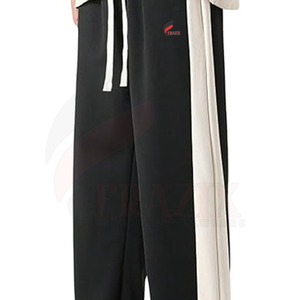 Manufacturer's Best Cotton Men's Casual Sweatpants Mid Waist New Style Custom Design Straight Pattern Private Label Use - Product Image 6