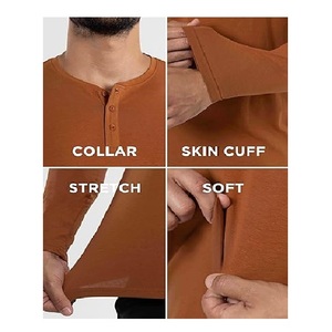 Meilleure vente 100% coton T-shirt en jersey simple été confortable surdimensionné à manches longues Ne Bangladesh Fac prix respirant - Product Image 5