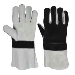 Gants de sécurité en cuir de vachette durable de qualité supérieure Protection anti-coupure et résistante à la chaleur pour soudeurs pompiers - Product Image 4