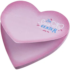 <b>Sticky</b>-Mate Eco-Friendly Heart Shaped Adhesive <b>Sticky</b> <b>Notes</b> Memo Pads with Unique Design - Product Image 4