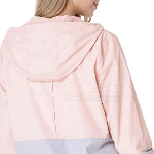 Chaqueta cortavientos impermeable con logotipo personalizado para exteriores, chaquetas cortavientos de talla grande para mujer, chaquetas cortavientos - Product Image 6