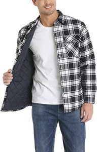 Manteau à carreaux épais en flanelle pour homme, 100% coton, chaud, à carreaux, en relief, personnalisé, hiver, automne, vente en gros - Product Image 2