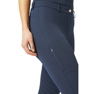 Pantalones de mujer personalizados, medias, bolsillo con cremallera en el muslo, ropa ecuestre al por mayor, calcetín con estampado de silicona, pantalones de montar a caballo - Product Image 1