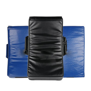 Las mejores almohadillas de kick-boxing tailandesas para entrenamiento de MMA, almohadillas para golpear, almohadillas para patadas Maya Hide Leather Made Heavy Duty Muay Thai Kick Pads - Product Image 1