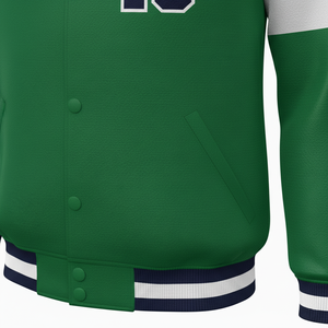 Chaqueta universitaria de moda de alta calidad, logotipo de equipo universitario personalizado, soporte de bordado frontal, a prueba de viento, calle principal Unisex para hombres - Product Image 5