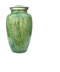 Urne de crémation en aluminium avec guirlande gravée pour cendres Urne de crémation pour adultes la plus vendue - Product Image 2