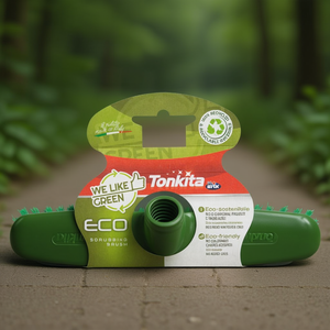 Tonkita Eco Scrubbing Brush 35Cm Recycled Plastic Universal Thread <b>Mop</b> Head - Product Image 3