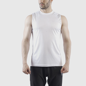 Logo personnalisé hommes débardeur respirant à séchage rapide gilet de gymnastique vêtements de sport sans manches en gros pour le fitness, la musculation et l'entraînement - Product Image 5
