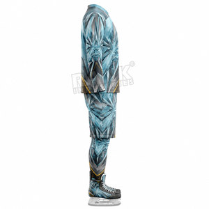 Uniforme de Hockey sobre Hielo para Adultos, Cómodo, con Estampado Digital, de Secado Rápido y Antibacteriano, Venta al Por Mayor - Product Image 4