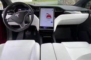 2024 Tesla Model x 75D รถ SUV ไฟฟ้าหรูที่มีขนาดกว้างขวางภายในเรียบเบาะหนังด้านซ้าย - Product Image 3