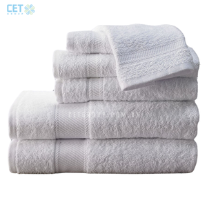 Serviette de visage d'hôtel 100 pour cent de coton à séchage rapide non tissé doux absorbant Logo personnalisé chambre Spa qualité durable - Product Image 4