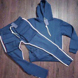 Ensemble de vêtements de sport écologiques pour hommes, printemps-automne, sweat-shirt à fermeture éclair, 3D numérique, couleur dégradée, costume de maternité et de jogging - Product Image 3