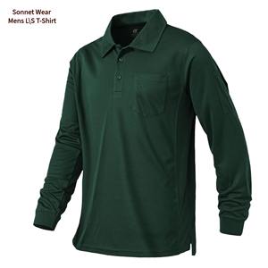 Camisa Polo Táctica de Algodón para Hombre, Informal, Antiarrugas, Absorbente de Humedad, con Logotipo Personalizado - Product Image 4