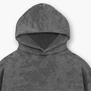 Unisex Polyester/Cotton Fleece Breathable 340g Hoodie Custom Logo Streetwear Heavyweight <b>Pullover</b> Oversized <b>for</b> <b>Men</b> Solid Plain - Product Image 3