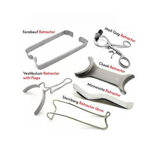 Surgical Dental Stainless Steel <b>Mouth</b> <b>Opener</b> Retractors Kit Manual Orthodontic Cheek Lip Retractors for Oral Surgery Mol Safety - Product Image 2